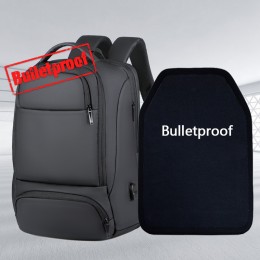 Student Schoolbag Waterproof Business Large Capacity Expansion Computer Men's Bulletproof Backpack