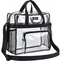Clear Bag Stadium Approved 12×6×12" Clear Stadium Bag Clear Duffle Bag For Festival Work Sport