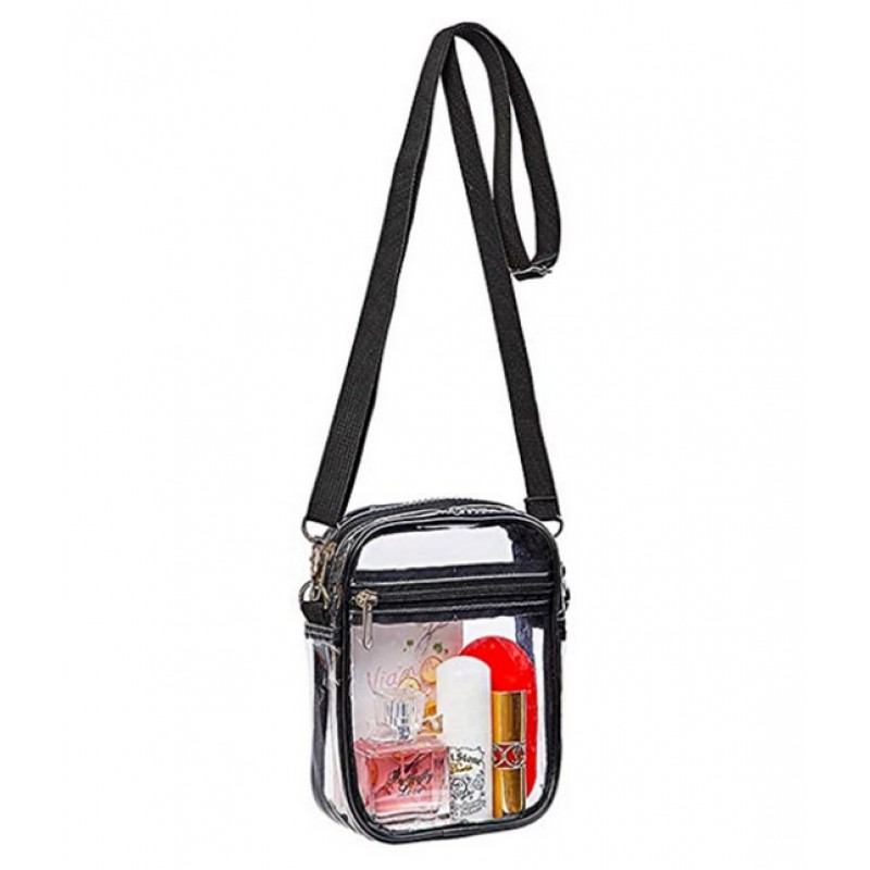 Clear Crossbody Bag Stadium Approved Clear Purse Bag For Concerts Beach Sports Events Festivals Travel Bags