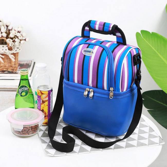 Reusable Lunch Box Leakproof Cooler Tote Bag Freez...