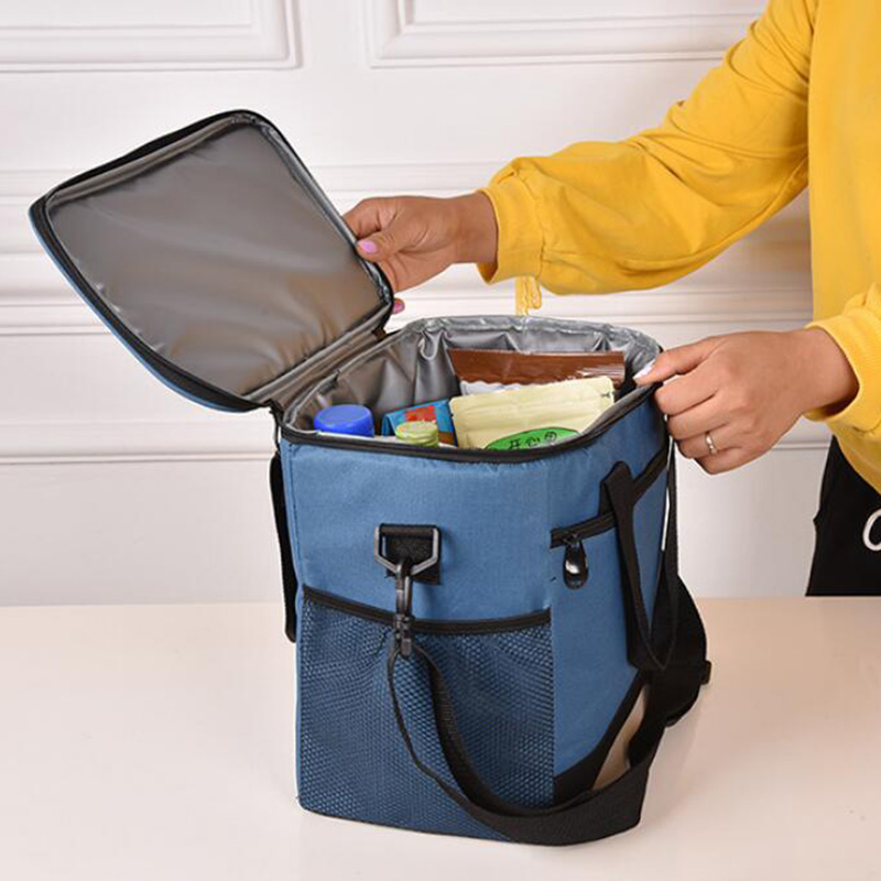 Trendy Lunch Bag Durable Tote Box Commute School Handbag