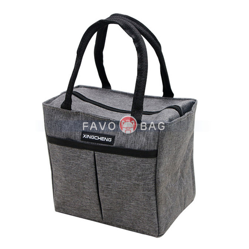 Lunch Box With Front Pocket For Office Work Picnic Shopping