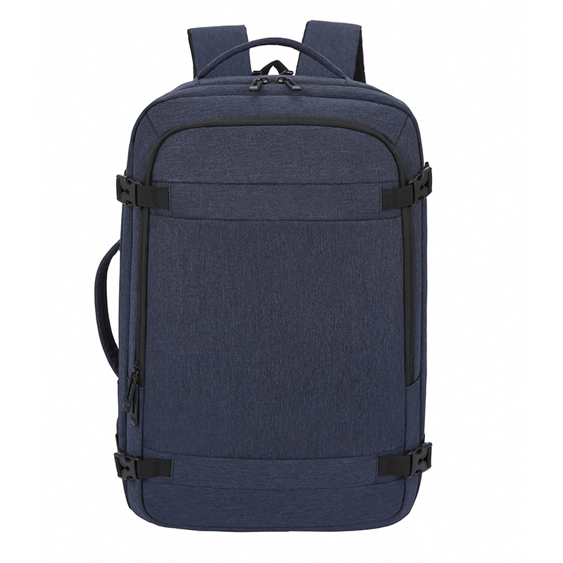 Blue Anti Theft Laptop Backpack Business Travel Slim Backpack With Usb Charging Port School