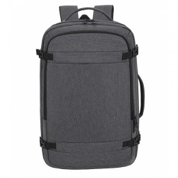 Grey Anti Theft Laptop Backpack Business Travel Slim Backpack With Usb Charging Port School