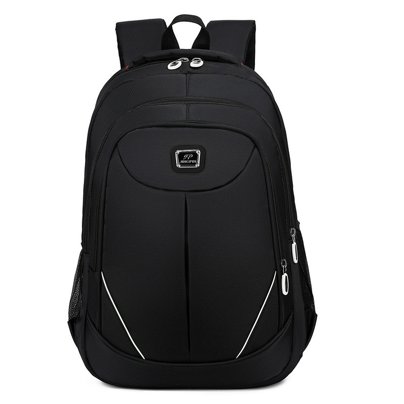Black Backpack For High School Teens Slim Anti-Theft Travel Bag With Usb Charging Port