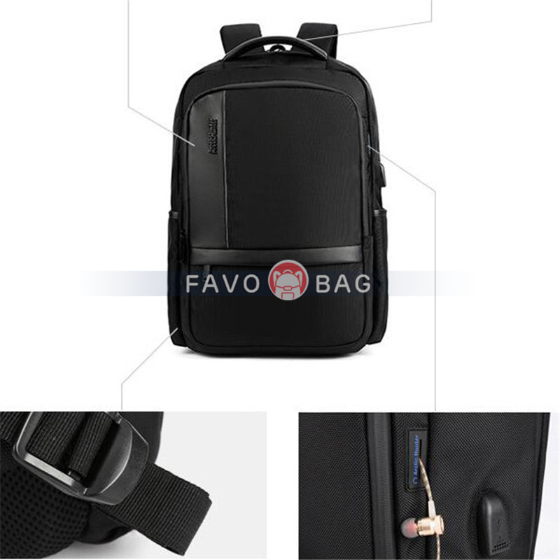 Boys Usb Charging Port Back To School Backpack Outdoor Laptop Backpack Top Level