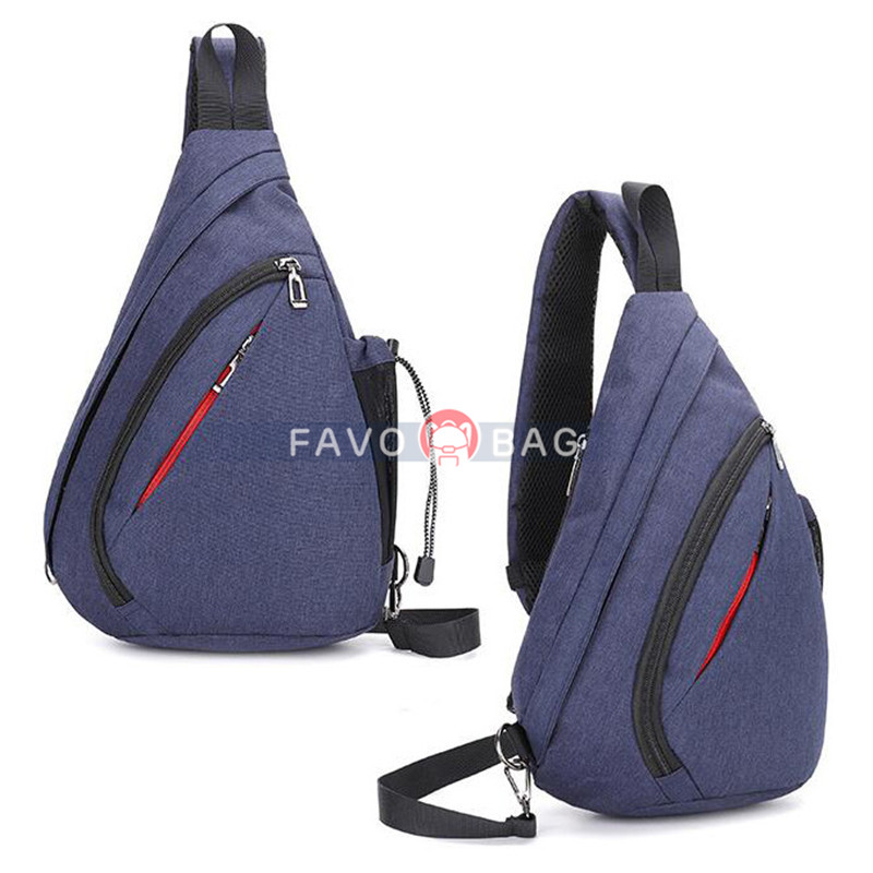 Blue Sling Bag Crossbody Shoulder Chest Backpack
