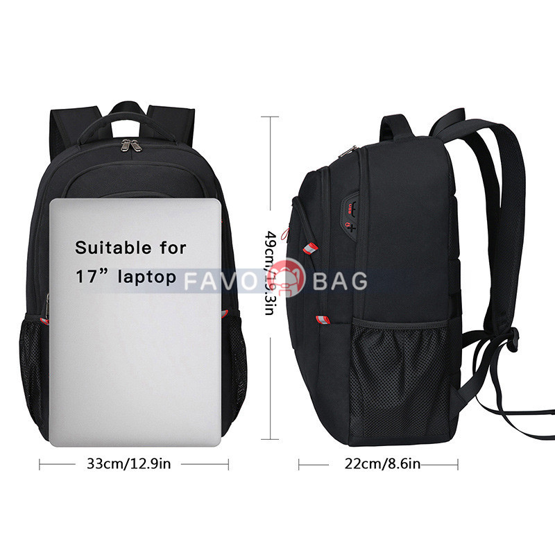 Travel Extra Large Anti Theft College School Backpack With Usb Charging Port