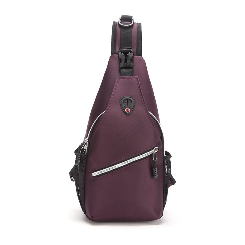 Purple Sling Backpack/Multipurpose Crossbody Shoulder Bag Travel Hiking Daypack
