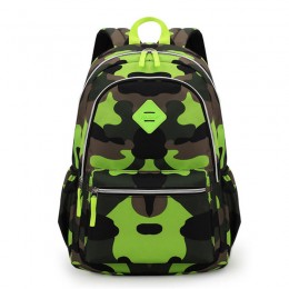 Camouflage Prints Backpack Primary School Bag Elementary Students Boys Book Bag