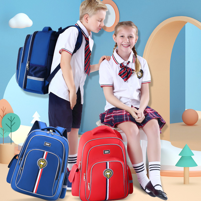Primary schoolbags 1-3-6 grade boys British style schoolbag training class schoolbags