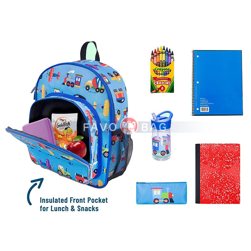 12 Inches Backpack for Toddlers Boys Preschool and Kindergarten