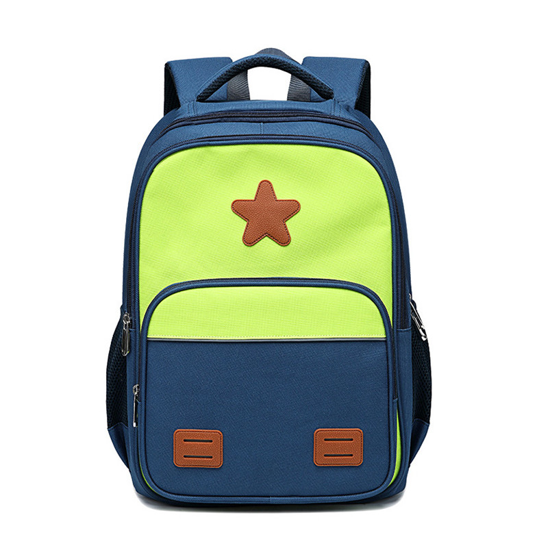 Primary Boys'Oxford Waterproof Lightweight Reflective Backpack