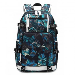 Junior High School Boys Schoolbag Cross Border Printing Water Repellent