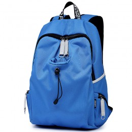 Middle School Student Schoolbag Men's Fashion Trend Canvas Backpack Large Capacity Outdoor Travel Bag
