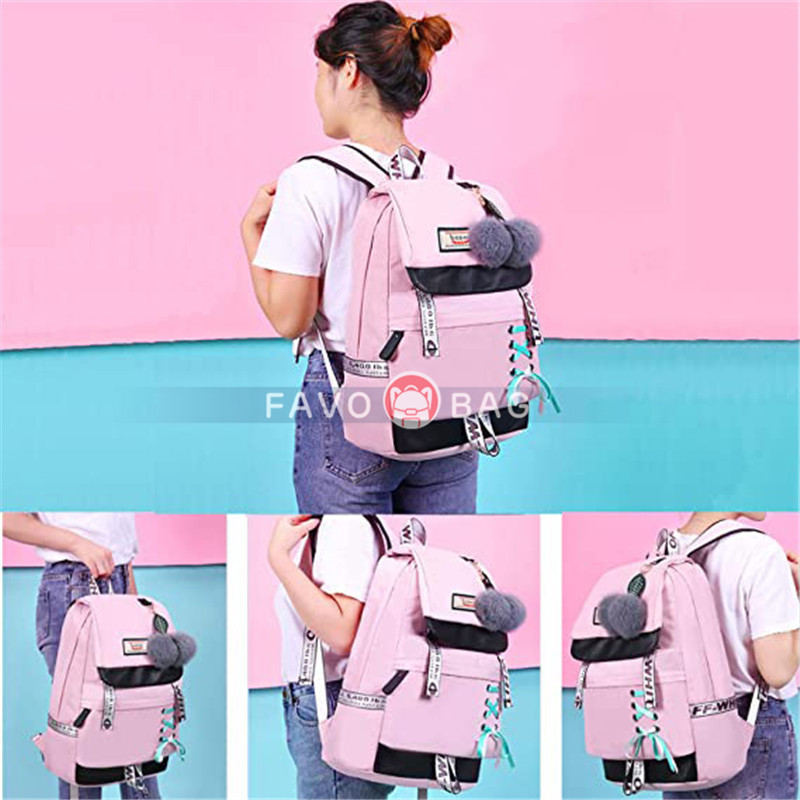 Backpack for Girls Kids Bookbag Elementary Middle School Womens College