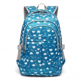 School Backpacks Girls Blue Bookbags