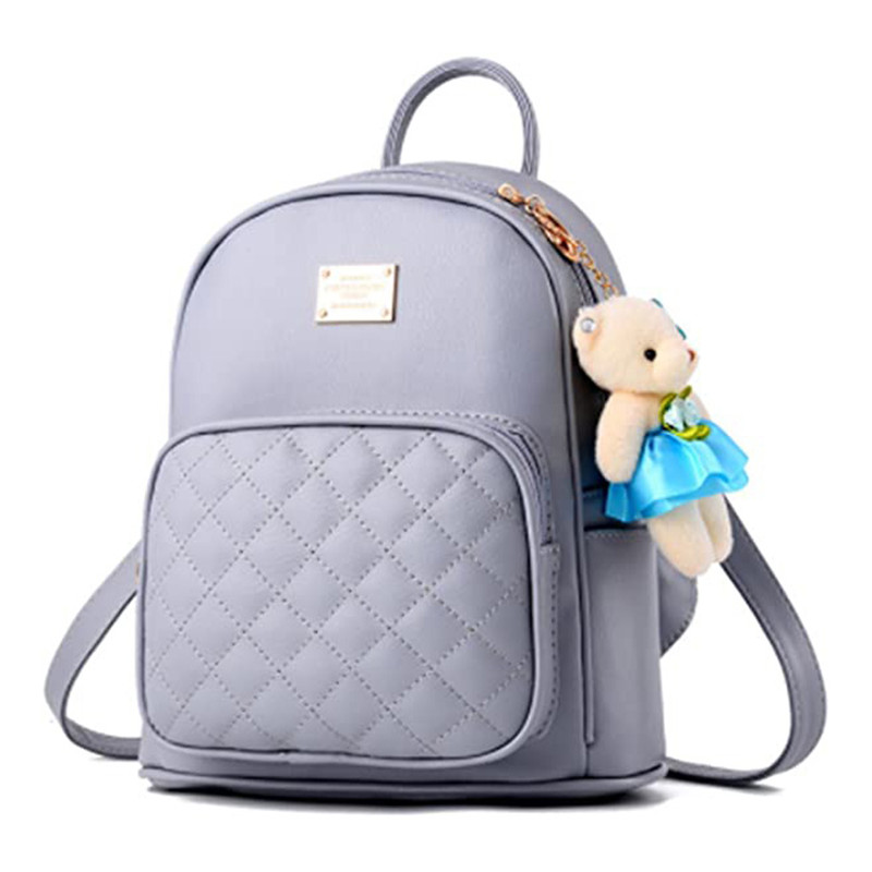 Leather Backpack School Bags Casual Travel Daypacks For Girls