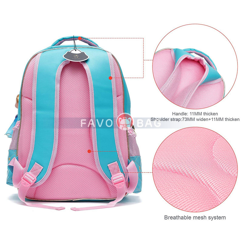 Waterproof Kids Backpack Girls Bookbags Travel Daypack