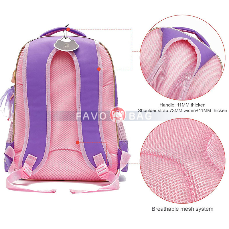 Waterproof Kids Backpack Girls Bookbags Travel Daypack