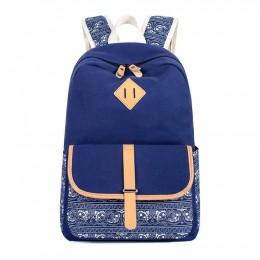 Canvas Backpack For Girls School Bag Travel Daypack