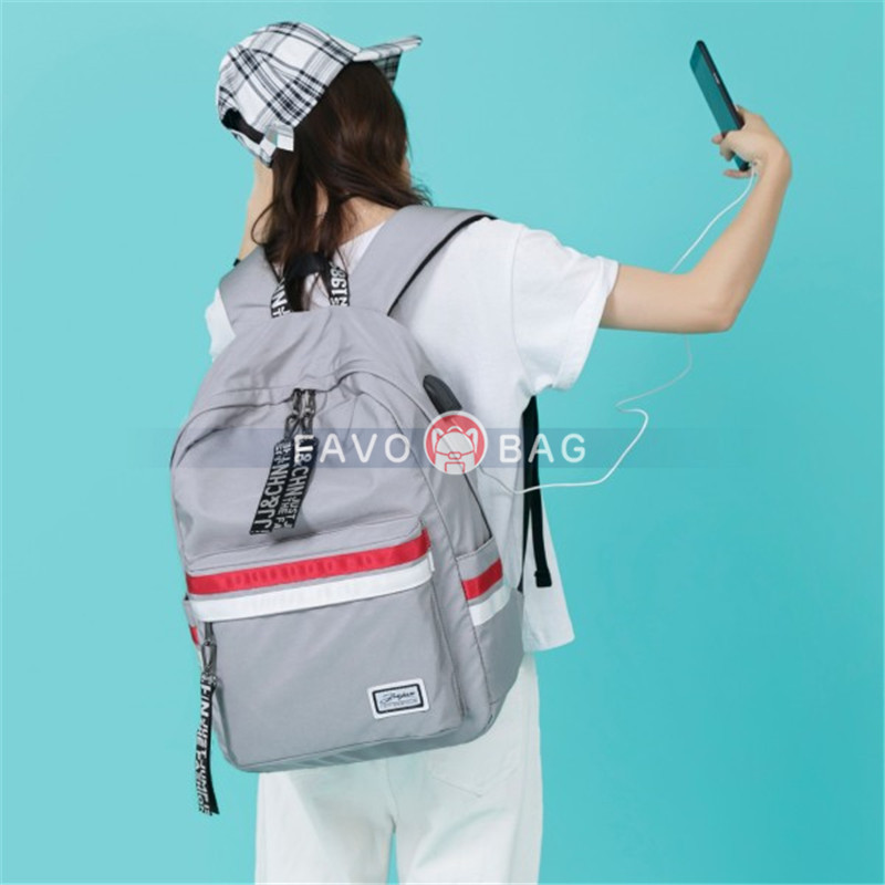 Back To School Backpacks For Girls Book Bags Travel Backpack with USB Charging Port