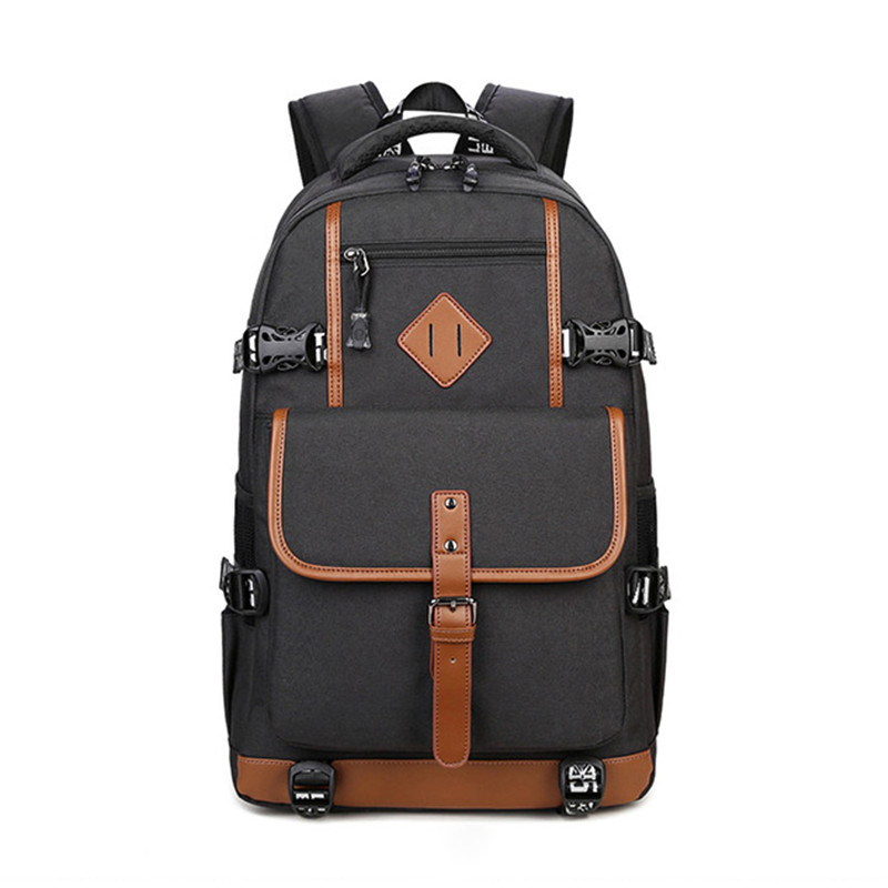 Simple Outdoor Water Resistant Laptop Backpack for Teen Boys
