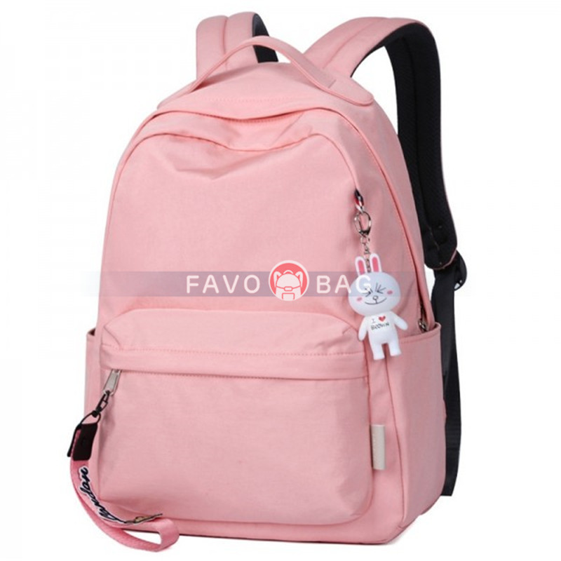 Basic Sporty Candy Color Teens Girls Travel School Backpack Book Bag