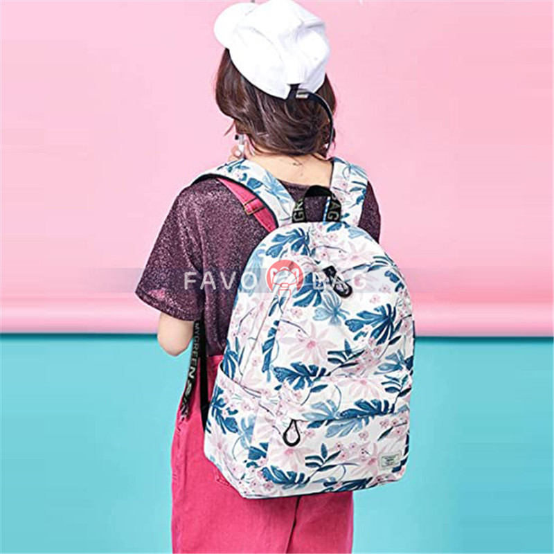 Kid Child Girl Patterns Printed Backpack School Bag