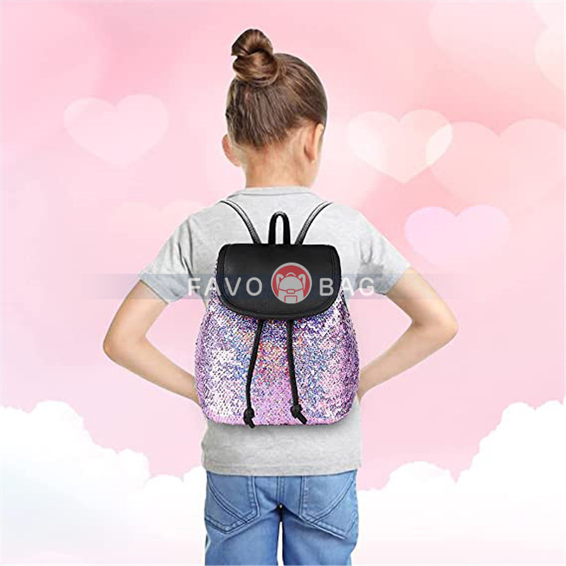 Girls Mini Toddler Sequin Little Backpacks Teens Chool Glitter Bookbags Purses For Women Kids