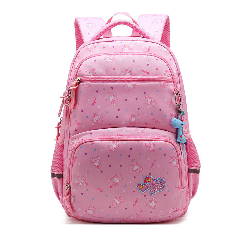 Kids Girls School Backpack With Chest Strap Princess Big Elementary Bookbag