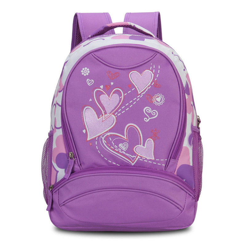 Kids School Backpack Sweetheart Pattern Backpack For Girl 