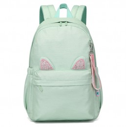 Girls Backpack Cat Ears Kid'S Casual Daypacks School Bag Lightweight