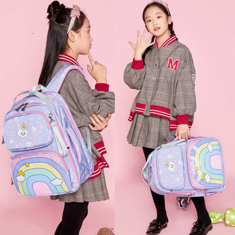Waterproof Children School Bags Girls Orthopedic Backpack Kids Princess School Backpack