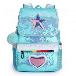 Sequin School Backpack for Girls Boys Kids Cute Kindergarten Elementary Book Bag Bookbag Glitter Sparkly Back Pack 
