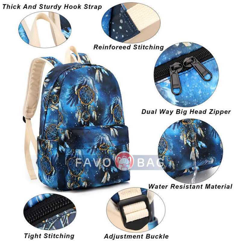 Print Kids Backpacks,cute Lightweight Water Resistant Primary School Bag for Boys and Girls
