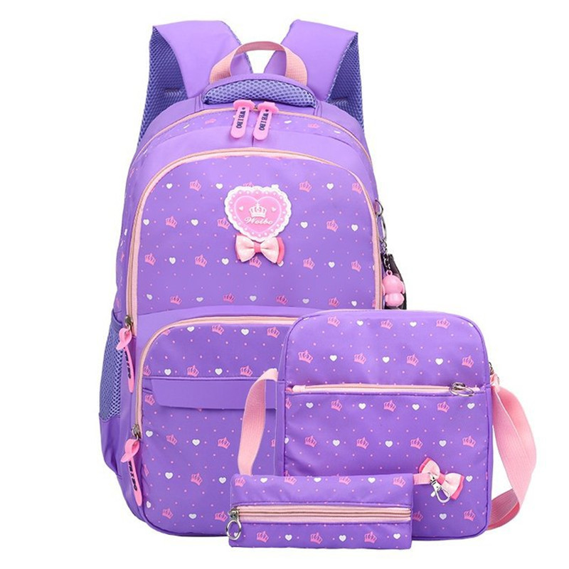 School Backpack Set Girls Womens Laptop Bookbag Daypack Fits Laptop with Lunch Tote Bag and Pencil Bag
