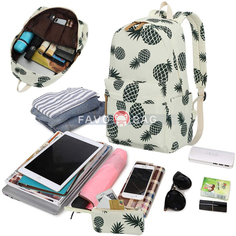 Bookbag School Backpack Girls Schoolbag for Laptop backpack set