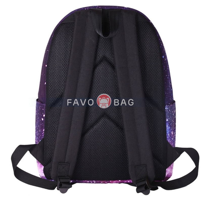 Galaxy School Backpack Set Lunch Bag & Pencil Case Top Level