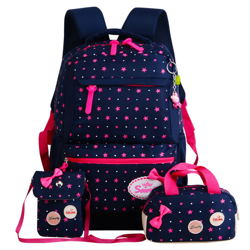 Canvas Backpacks With Lunch Bag Laptop Bookbags Set