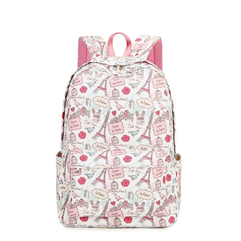 Top Level Cute Summer Backpack Set Cartoon 3 Pieces School Bag Lightweight Bookbag 