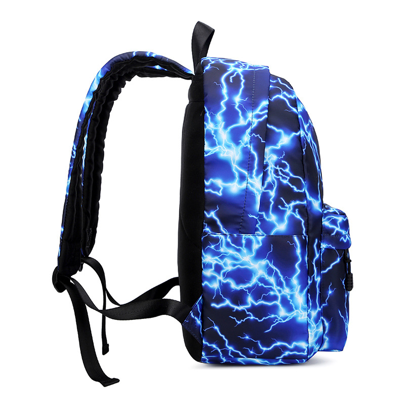 Girl's Galaxy Prints School Bookbag with Lunch Bag Pencil Case Backpack Set for Middle School