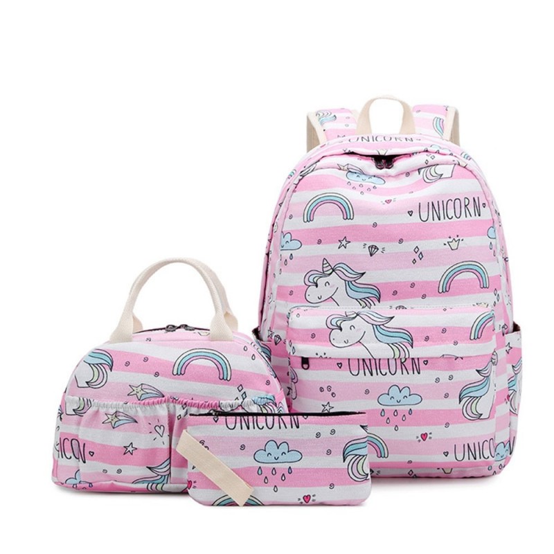 unicorn backpack set