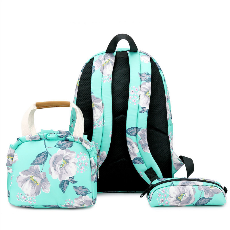 Nylon Middle School College Students Schoolbags for Teenage Girls