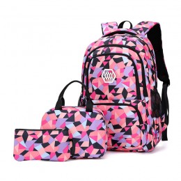 Children School Bags Set Girls Primary Backpack Kids School Backpcak 3 Pcs Princess Schoolbags Kids Children's School Backpacks 