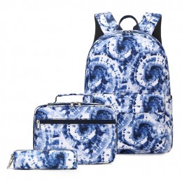 Backpack Women's Printed Junior High School Student Bag Large-capacity Student Schoolbag