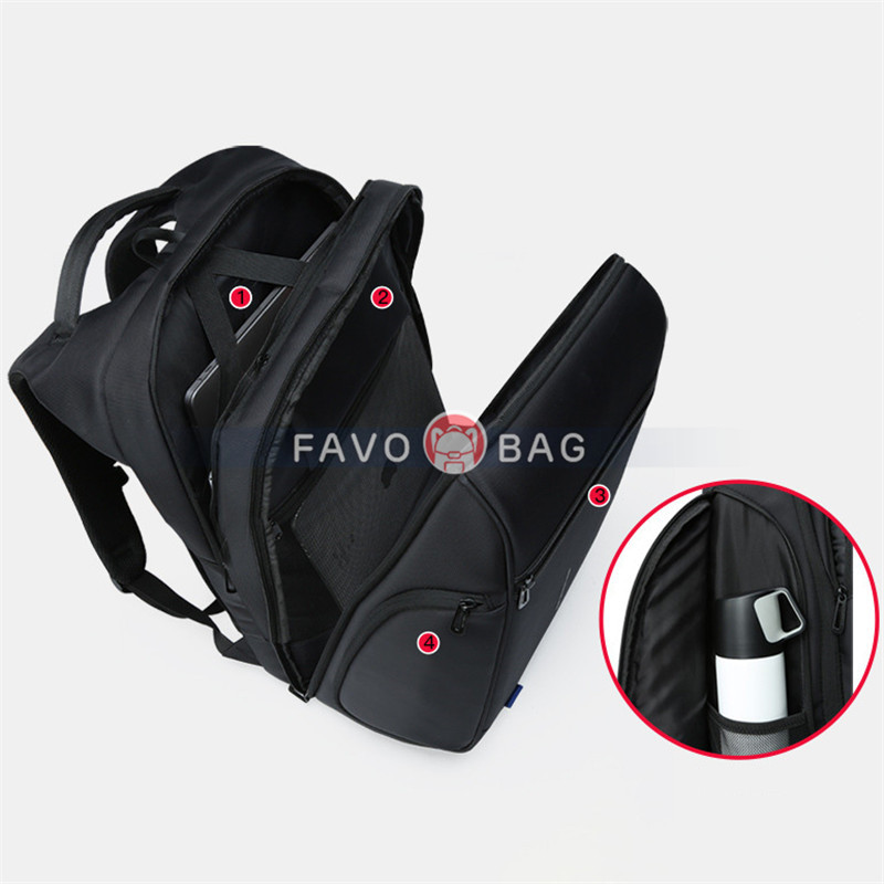 Anti Theft Laptop Backpack With Usb Charging Port And Rfid Pocket