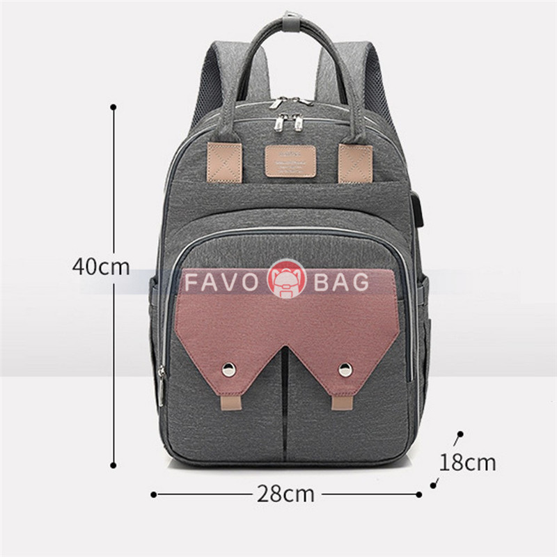 Cute Diaper Bag Backpack for Mum Outdoor Nappy Bag Travel Bag