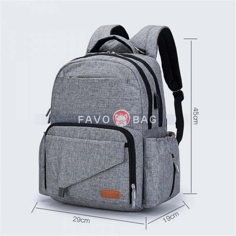 Baby Backpack Diaper Bag Large Capacity Multi-Functional Business Travel Nappy Bag for Maternity Mom Dad with Changing Pad