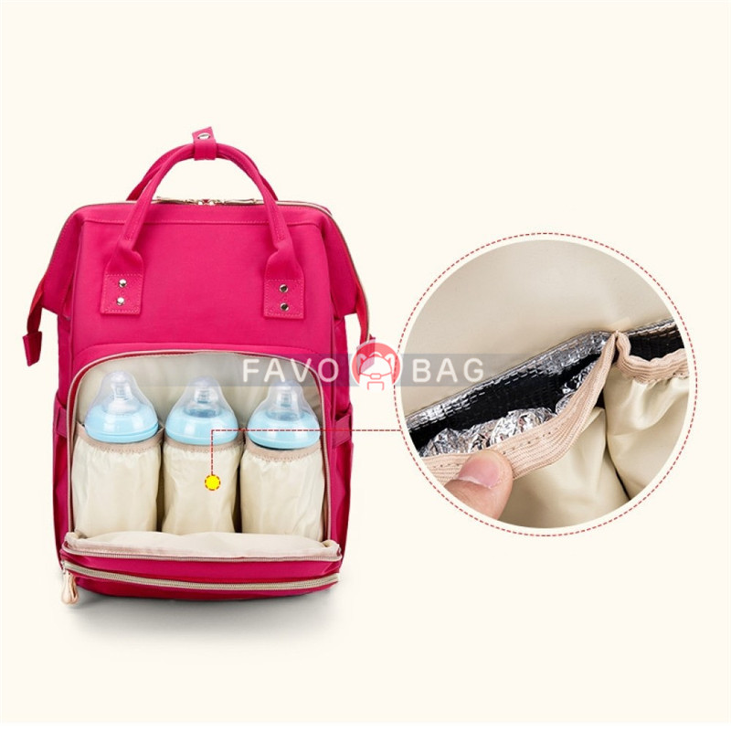 Chic Baby Diaper Bag Backpack with Tote Bag Newborn Nappy Bag for Mom